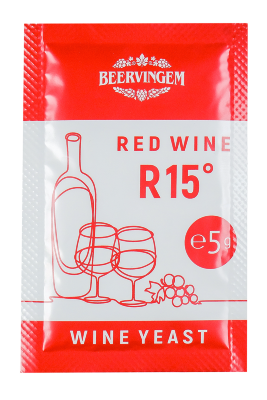 Винные дрожжи Beervingem "Red Wine R15" (для красного вина), 5 г