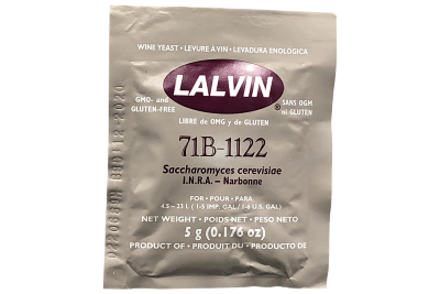 Винные дрожжи Lalvin 71B-1122 5 грамм (для вин с высоким содержанием яблочной кислоты)