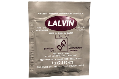 Винные дрожжи Lalvin ICV-D47 5 грамм (для медовухи и белых вин)