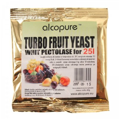 Спиртовые дрожжи Alcopure Turbo Fruit Yeast