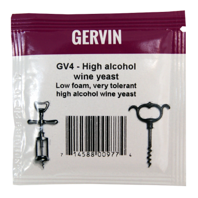 Винные дрожжи Gervin GV4 "High Alcohol Wine ", 5 г