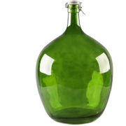 Бутыль стеклянный «GJA. Марани», 25 л, с фарфоровой крышкой с бугельным замком, цвет зелёный