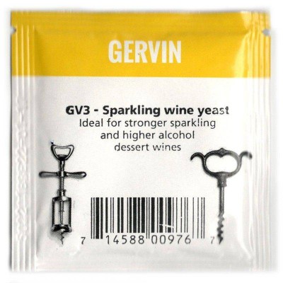 Винные дрожжи Gervin GV3 "Sparkling Wine , 5 г